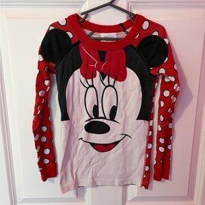 Hanna Andersson Red Minnie Mouse Long-Sleeve pajama set